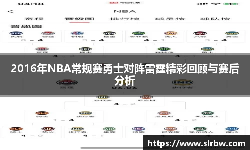2016年NBA常规赛勇士对阵雷霆精彩回顾与赛后分析